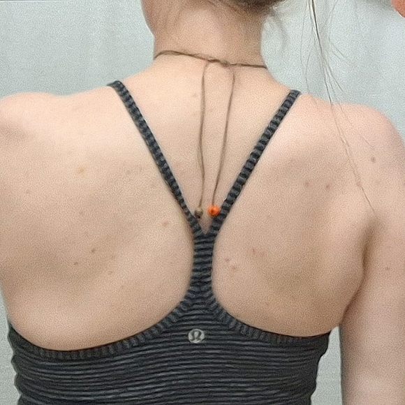 Acai Seed & Orange Peel Necklace - Picture 3 of 11